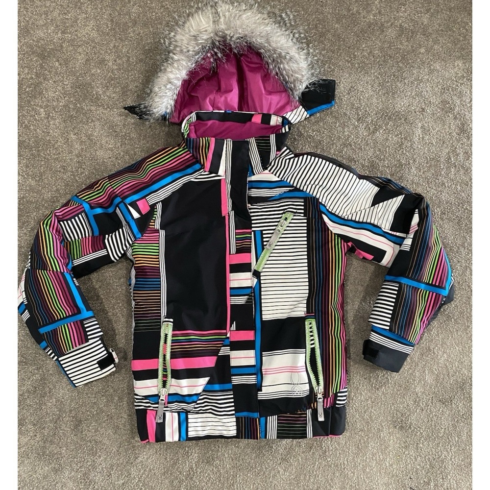 Spyder Lola Girls Insulated Snow Ski  Jacket Size 12